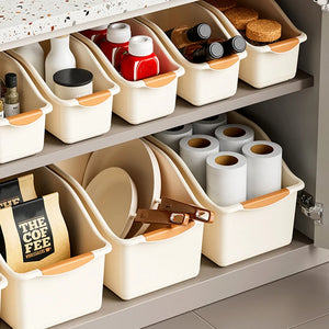 Under Sink Organizer with Wheels – Plastic Storage Basket