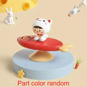 Baby Airplane Suction Spinner Toy – Bath & Sensory Learning Toy