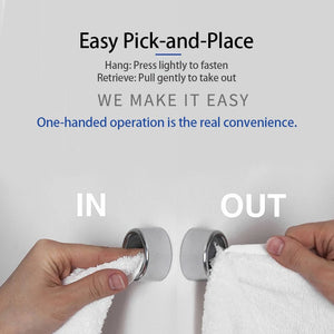 Suction Cup Kitchen Towel Holder – Wall-Mounted Cloth Rack