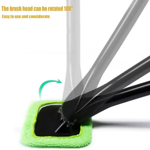 Car Window Cleaning Brush – Long Handle Windshield Cleaner