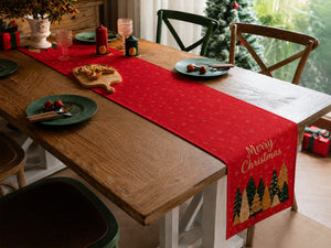 Christmas Tree Table Runner for Holiday Décor