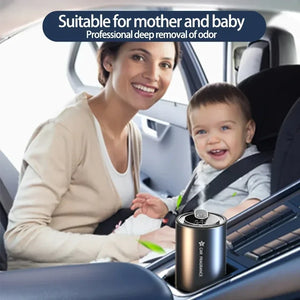USB Rechargeable Car Air Freshener – LED Aromatherapy Diffuser