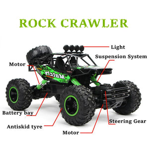 4WD RC Off-Road Car – 2.4G Remote Control Buggy for Kids