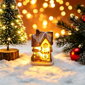 Christmas House Night Light Decoration & Kids Gift