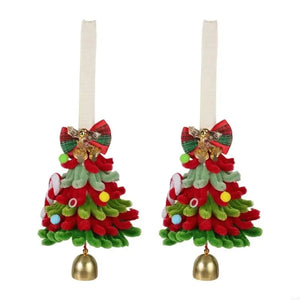 Handmade Christmas Tree Ornament with Ribbon