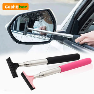 Car Rearview Mirror & Window Cleaning Tool – Telescopic Wiper