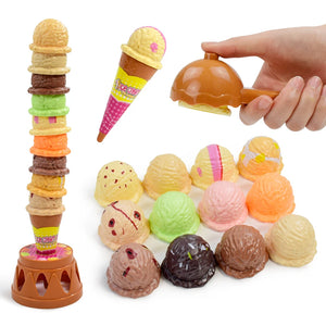 Kids Pretend Play Ice Cream Toy Set – Educational Kitchen Toy for Toddlers