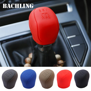 Silicone Gear Shift Knob Cover – Non-Slip 5/6-Speed Car Accessory