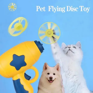 Interactive Flying Disc Cat Toy – Fun Kitten Chasing Game