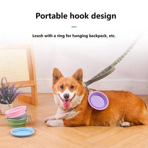 SEO Title: 350ml Collapsible Pet Bowl – Portable Dog & Cat Water Bowl