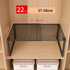 Expandable Closet Shelf – Adjustable Wardrobe Divider Organizer