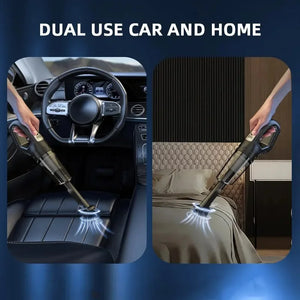 120W Cordless Car Vacuum Cleaner – Portable Handheld Vacuum