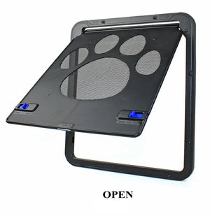SEO Title: Lockable Magnetic Pet Door for Dogs & Cats – Easy Install