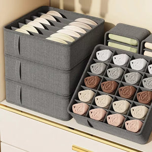 Foldable Fabric Drawer Organizer – Socks & Underwear Storage