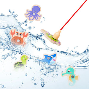 Wooden Magnetic Fishing Toy for Kids – Educational Fish Matching Game