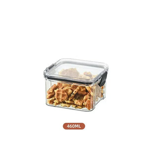 Stackable Plastic Food Storage Containers – Airtight Kitchen Jars