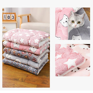 SEO Optimized Short Title: Warm Plush Cat & Dog Bed – Soft Cozy Winter Pet Cushion for Cats & Puppies