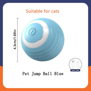 SEO Title: Interactive Smart Pet Ball Toy – USB Rechargeable Moving Ball for Dogs & Cats