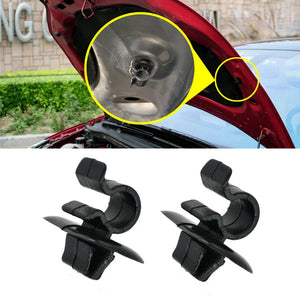 2PCS Car Hood Prop Rod Clips – Bonnet Stay Holder for Citroën