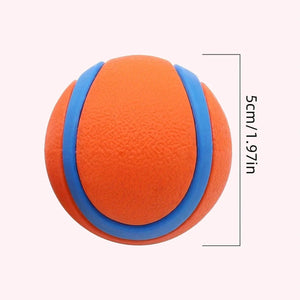Interactive Rubber Dog Ball – Chew, Training & Teeth Cleaning Toy
