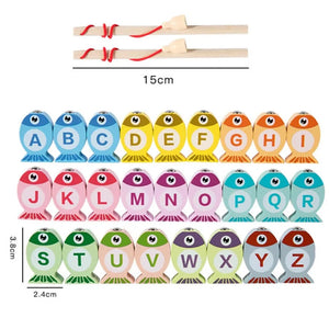Wooden Fishing Game for Kids | Educational Alphabet & Number Toy