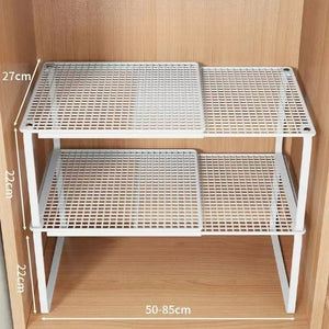 Expandable Closet Shelf – Adjustable Wardrobe Storage Rack