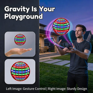 LED Flying Spinner Ball – Hand-Controlled Boomerang Toy