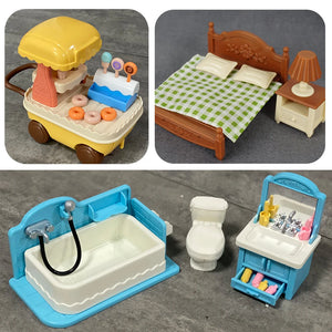 1:12 Miniature Dollhouse Furniture Set – Kitchen & Dining Accessories for Kids