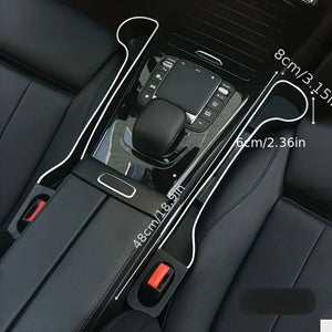 2Pcs Car Front & Rear Seat Cup Holders, Multi-Functional Storage Box