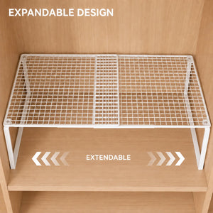 Expandable Closet Shelf – Adjustable Wardrobe Divider Organizer