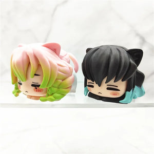 Demon Slayer Mini Figures Set – 6PCS Anime PVC Collectible Toys