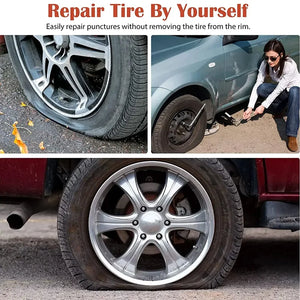 Motorcycle & Car Tire Puncture Repair Kit – Emergency Tool
