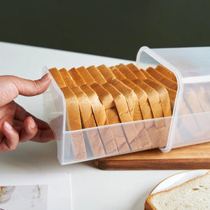 Airtight Bread Storage Container with Lid – Clear Bread Box