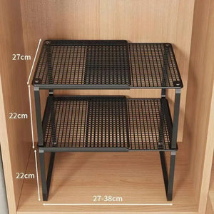 Expandable Closet Shelf – Adjustable Wardrobe Storage Rack