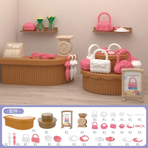 Mini Supermarket Dollhouse Toys for Kids | Educational Shopping Play Set