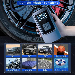 Portable Wireless Tire Inflator – Digital Air Compressor
