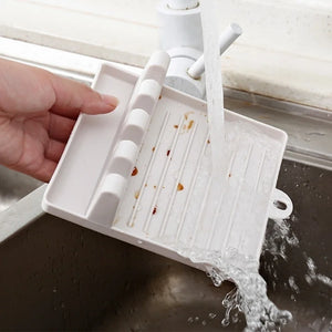 Kitchen Spoon Holder – Non-Slip Utensil Rack & Spatula Organizer