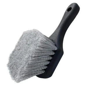 Car Wheel Cleaning Brush – Short Handle Tire & Rim Detailing Tool