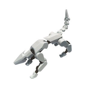 3D Printed Mechanical Dog Toy, Movable Robot Dog Figure