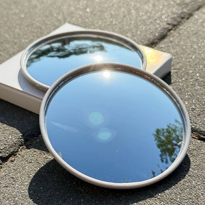 Portable Travel Selfie Mirror – Handheld Round Photography Mirror
