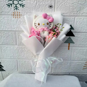 Hello Kitty Plush Bouquet – My Melody, Kuromi & Cinnamoroll Gift