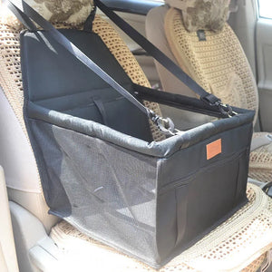 Waterproof Pet Travel Bag & Car Seat Mat – Foldable Mesh Organizer