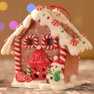 Christmas LED Hanging Ornaments – Snowman, Gingerbread & Santa