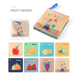 Soft Baby Cloth Book Toy | Montessori 3D Sensory & Early Learning Book