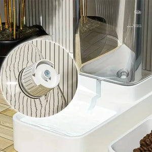 Automatic Dog Feeder & Water Dispenser – Gravity Design