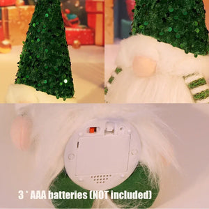 Glowing Knitted Gnome Doll with LED Light – Christmas Decoration Gift