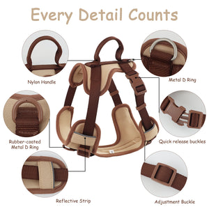 Luxury No-Pull Dog Harness – Adjustable for All Sizes