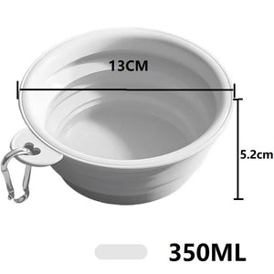 SEO Title: 350ml Collapsible Pet Bowl – Portable Dog & Cat Water Bowl