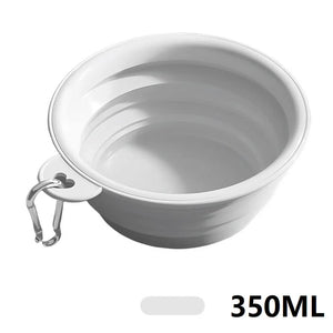 SEO Title: 350ml Collapsible Pet Bowl – Portable Dog & Cat Water Bowl