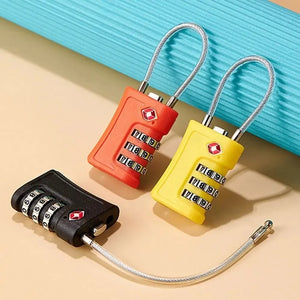 TSA 3-Digit Combination Luggage Lock – Travel Suitcase Security